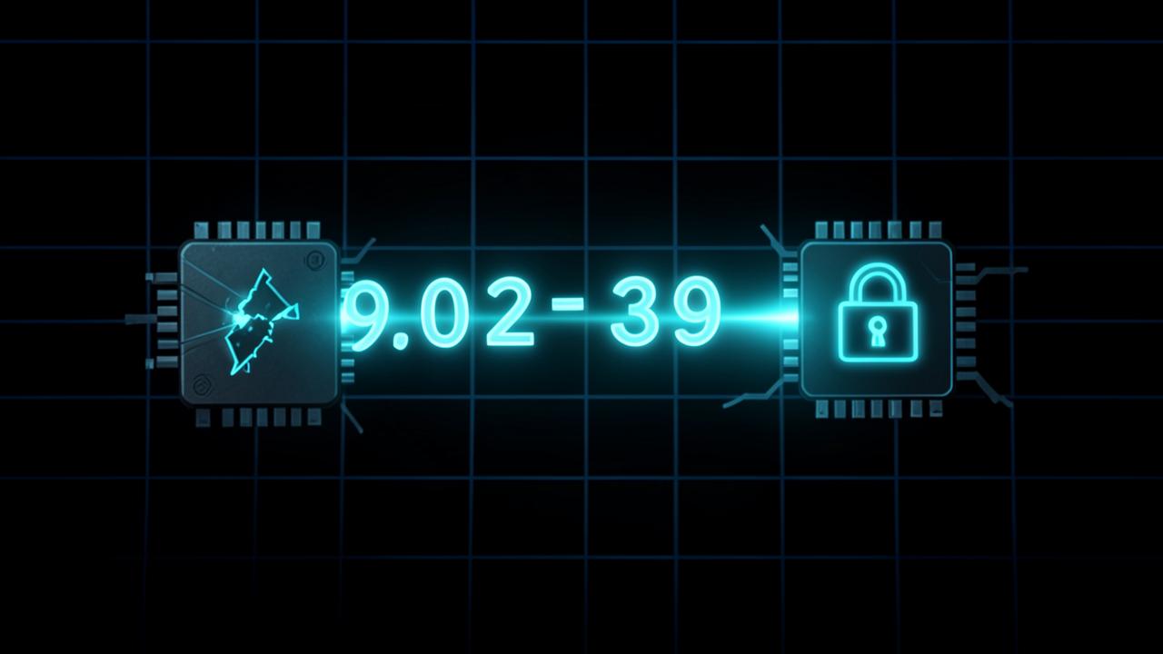 Phone number icon rerouting along a glowing blue path from one handset to another, illustrating how SIM swapping redirects calls and SMS codes